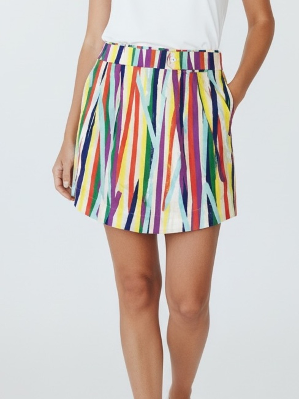 Kate‎ Spade Saturday Rainbow Strokes Mini Skirt